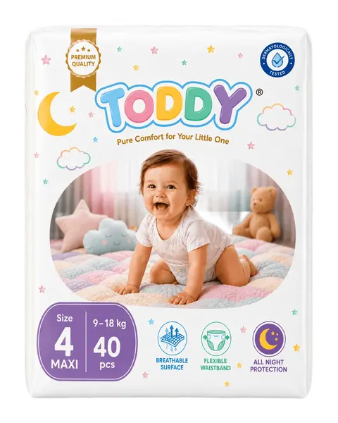 TODDY Maxi diapers 9–18 kg