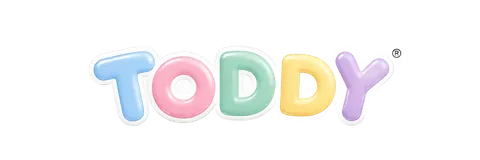 TODDY logo — baby diapers, Melisa Pharmacy North Macedonia